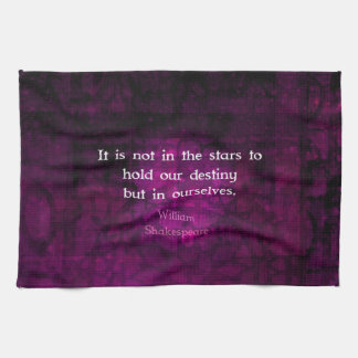 Paño De Cocina Cita de destino Inspirador de William Shakespeare