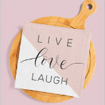 Paño De Cocina Cita de motivación positiva para el amor en vivo m<br><div class="desc">Cita de motivación positiva para el amor en vivo moderno</div>