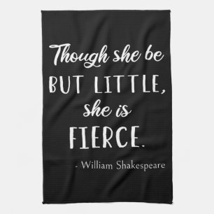 Paño De Cocina Cita de Shakespeare - Poco Pero Fierce II