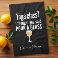 Cita de vino divertida - ¿Clase de Yoga? Vierta un