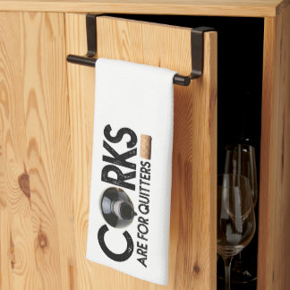 Paño De Cocina Cita de vino "Los corchos son para los botas"