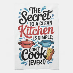 Paño De Cocina Cita divertida de cocina