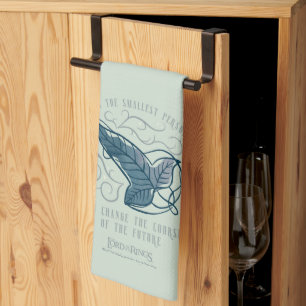 Paño De Cocina Cita Gráfica del Broche Élfico de la Comunidad