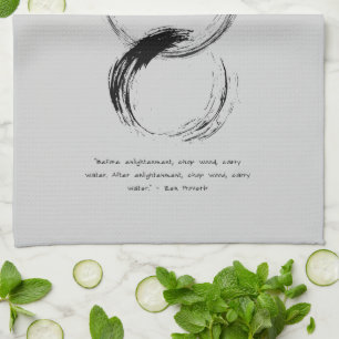 Paño De Cocina Cita Zen: Sabiduría y meditación