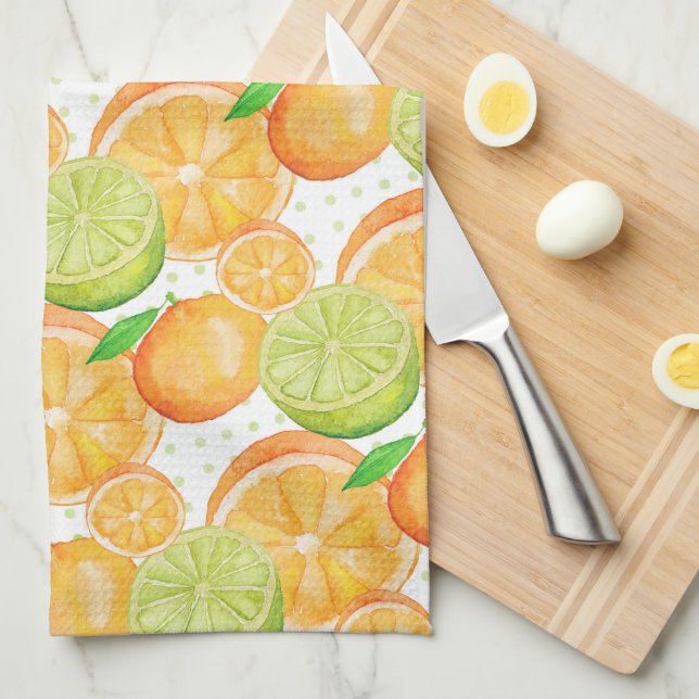 Paño De Cocina Citrus (Doblado Cuarto)