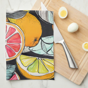 Paño De Cocina Citrus colorido