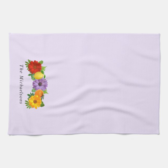 Paño De Cocina Citrus Floral Garden (Horizontal)