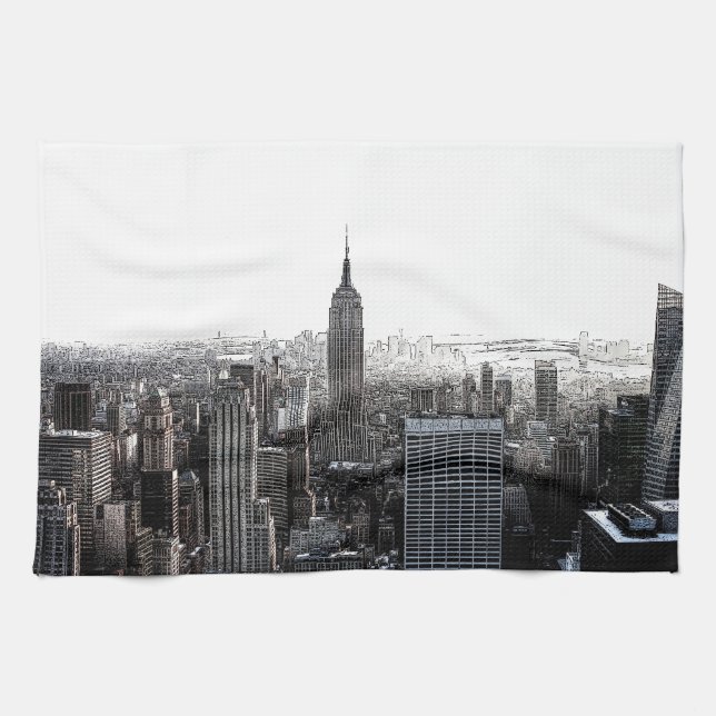 Paño De Cocina Ciudad de Nueva York (Horizontal)