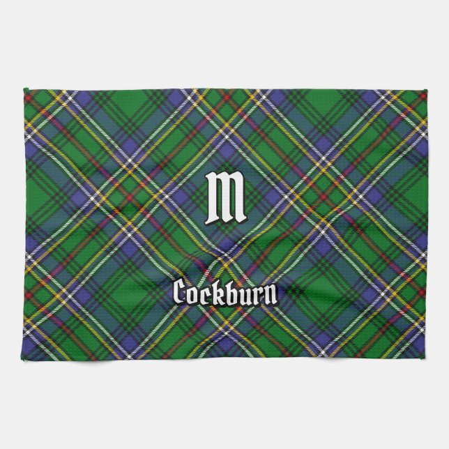 Paño De Cocina Clan Cockburn Tartan (Horizontal)
