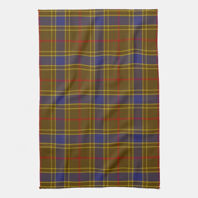 Paño De Cocina Clan escocés Balfour Tartán Plaid (Vertical)