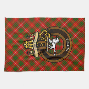 Paño De Cocina Clan escocés Bruce Badge y Escudo   Escudo de arma