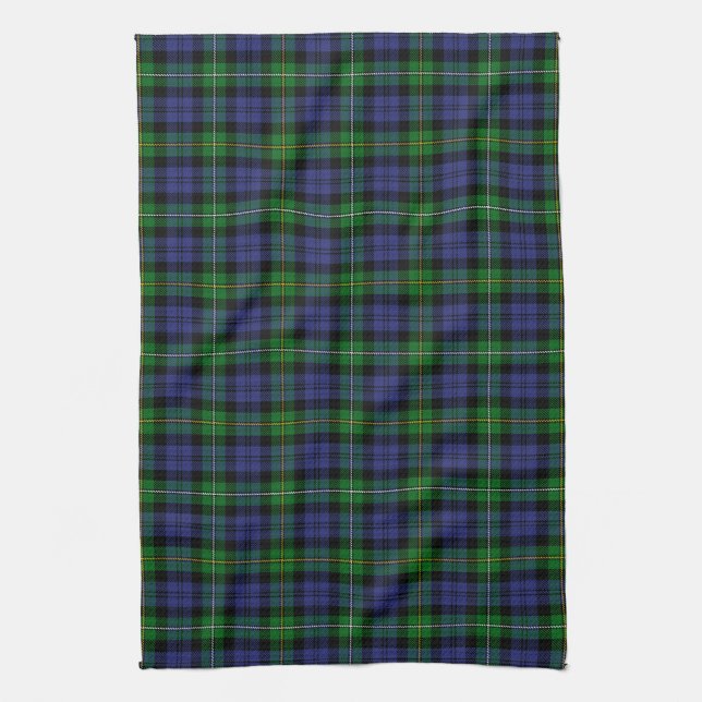 Paño De Cocina Clan escocés Campbell de Loudoun Tartán Plaid (Vertical)