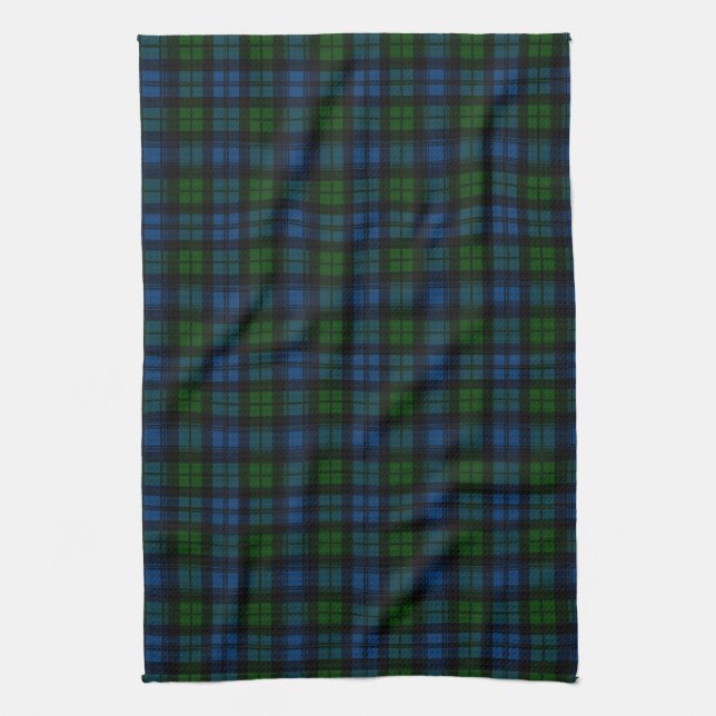 Paño De Cocina Clan escocés Campbell Military Tartán Plaid (Vertical)