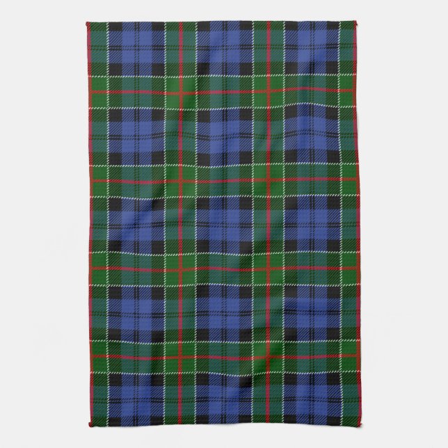 Paño De Cocina Clan escocés Colquhoun Tartán Plaid (Vertical)