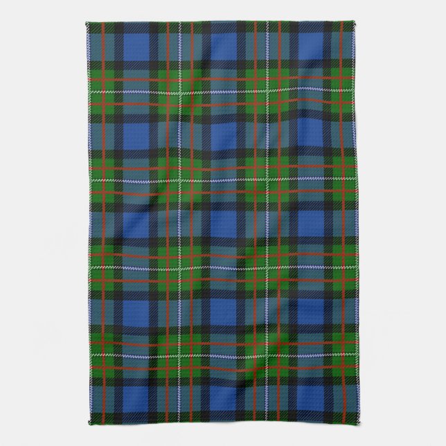 Paño De Cocina Clan escocés Fergusson Tartán Plaid (Vertical)