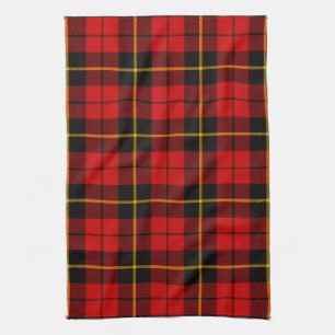 Paño De Cocina Clan escocés Wallace Tartán Plaid