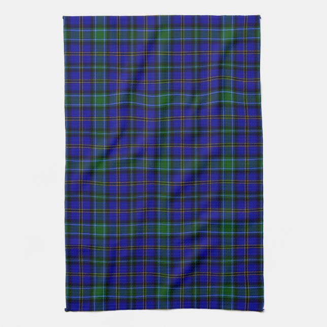Paño De Cocina Clan escocés Weir Tartán Plaid (Vertical)