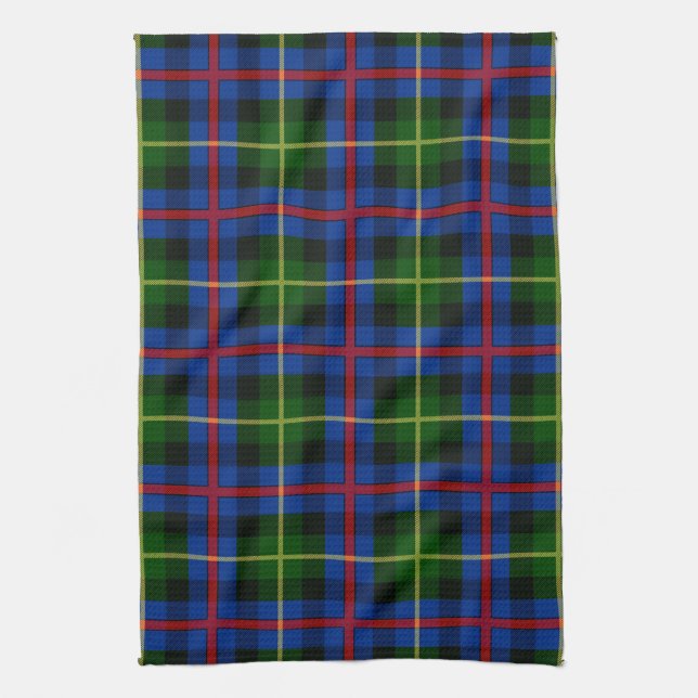 Paño De Cocina Clan Farquharson Tartán Plaid (Vertical)