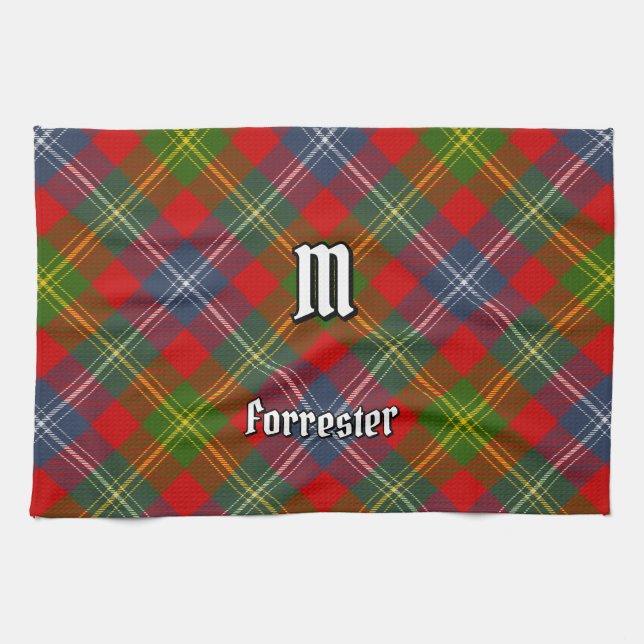 Paño De Cocina Clan Forrester Tartan (Horizontal)