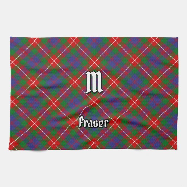 Paño De Cocina Clan Fraser Clan Fraser de Lovat Tartán (Horizontal)