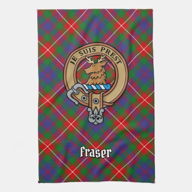 Paño De Cocina Clan Fraser del Escudo Lovat (Vertical)