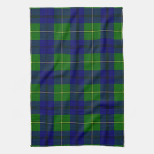 Paño De Cocina Clan Johnston Tartán Plaid de Escocia
