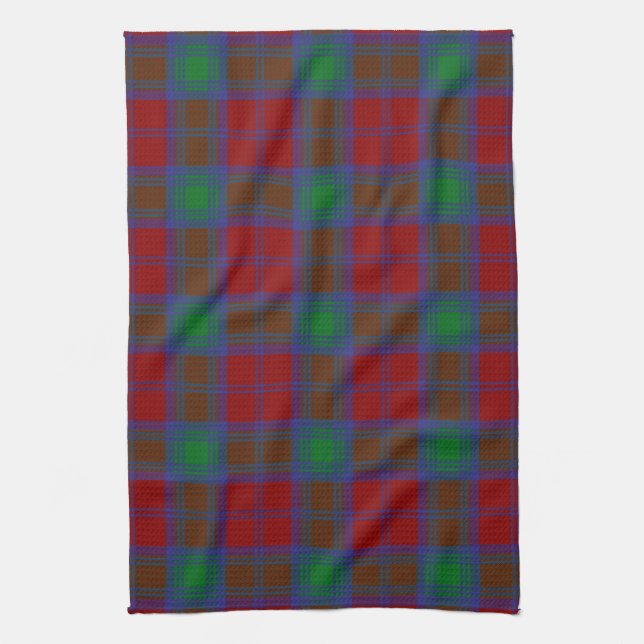 Paño De Cocina Clan Lindsay Tartán Plaid (Vertical)