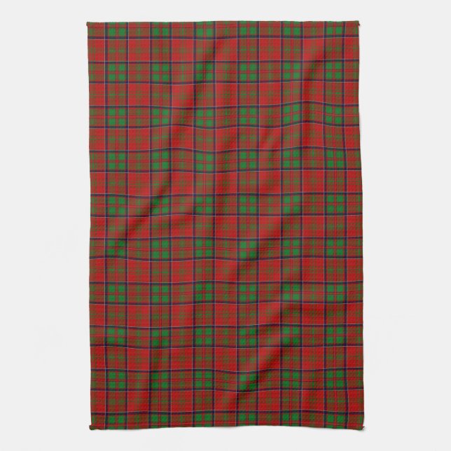 Paño De Cocina Clan MacDonald del tartán de Glencoe (Vertical)