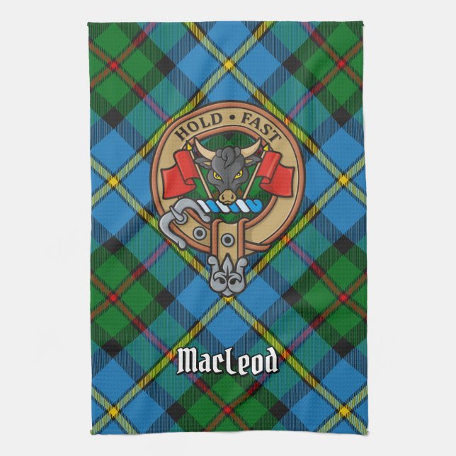 Paño De Cocina Clan MacLeod Escudo (Vertical)
