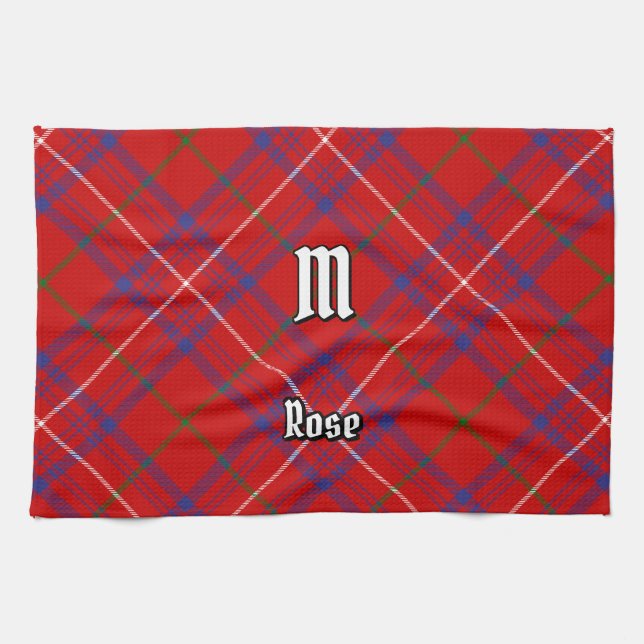 Paño De Cocina Clan Rosa Tartan (Horizontal)