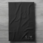 Paño De Cocina Clásico Elegante Moderno Monograma Minimalista Nom<br><div class="desc">Aumente el estilo y la funcionalidad de su cocina con nuestras toallas clásicas de cocina Minimalista moderna y elegante. Las toallas de baño, de diseño meticuloso, combinan la sofisticación atemporal con el minimalismo contemporáneo, lo que las convierte en una adición esencial a su espacio culinario. Estas toallas de cocina, elaboradas...</div>