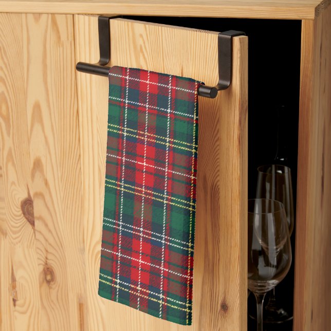 Paño De Cocina Classic Tartan Plaid Christmas (Pliegue de tercios)