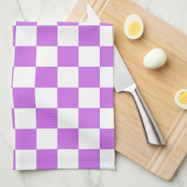 Paño De Cocina Classic visual magenta checkerboard