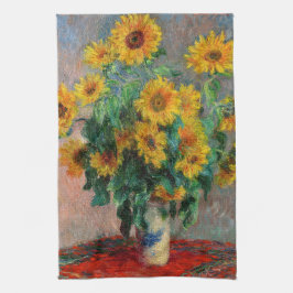 Paño De Cocina Claude Monet - Bouquet de girasoles