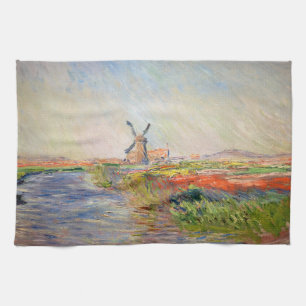 Paño De Cocina Claude Monet - Campo de tulipanes en Holanda