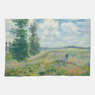Paño De Cocina Claude Monet - Campos de amapola cerca de Argenteu