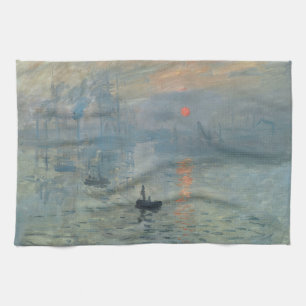 Paño De Cocina Claude Monet Impression Sunrise Soleil Levant