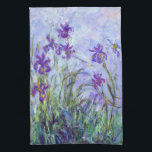 Paño De Cocina Claude Monet - Lilac Irises / Iris Mauves<br><div class="desc">Lilac Irises / Iris Mauves - Claude Monet,  1914-1917</div>