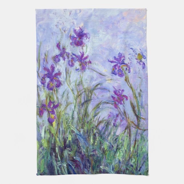 Paño De Cocina Claude Monet - Lilac Irises / Iris Mauves (Vertical)