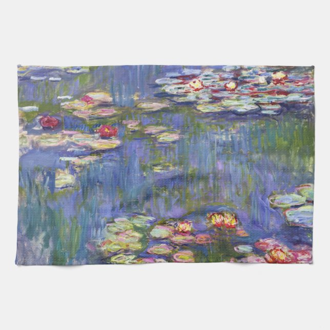 Paño De Cocina Claude Monet - Lilies de agua / Nympheas (Horizontal)