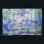 Paño De Cocina Claude Monet - Lilies de agua / Nympheas 1919<br><div class="desc">Lilies de agua / Nympheas (W.1852) - Claude Monet,  Petróleo en lienzo,  1916-1919</div>