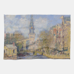 Paño De Cocina Claude Monet - Molinos de viento cerca de Zaandam