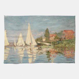 Paño De Cocina Claude Monet Regatta at Argenteuil, c.1872