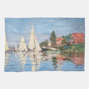 Paño De Cocina Claude Monet - Regattas en Argenteuil