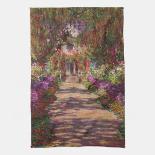 Paño De Cocina Claude Monet Una ruta en el jardín de Monet