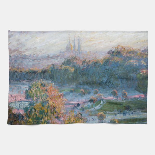 Paño De Cocina Claude Monet - Vista de las Tullerías, estudio (Horizontal)