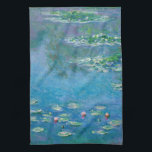 Paño De Cocina Claude Monet - Water Lilies 1906<br><div class="desc">Lilies de agua (Nympheas) - Claude Monet,  Petróleo en lienzo,  1906</div>