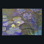 Paño De Cocina Claude Monet Water Lilies Agapanthus<br><div class="desc">El Water Lilies y Agapanthus de Claude Monet - Water Lilies y Agapanthus de Claude Monet es un maravilloso cuadro impresionista de uno de los artistas maestros de las flores de todos los tiempos. El jardín acuático está vivo con color y emoción, a medida que el Agapanthus morado fluye de...</div>