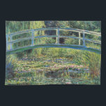 Paño De Cocina Claude Monet - Water Lily Pond y Puente Japanés<br><div class="desc">The Water Lily Pond and the Japanese Bridge / Le Bassin aux nympheas - Claude Monet,  1899</div>
