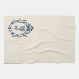 Paño De Cocina Clave antigua con marco